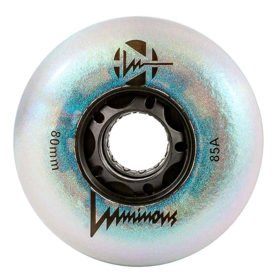 Luminous LED Inline Wheels Glitter 76mm 85a 4pk