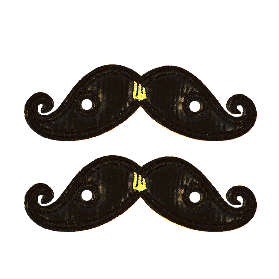 SHWINGS Black Foil Moustache