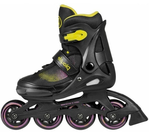 PlayLife Joker Yellow Adjustable Inline Skates