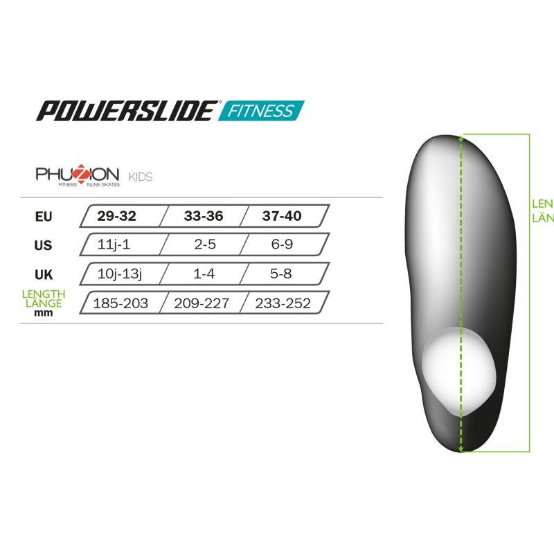 POWERSLIDE PHUZION GALAXY II - BOYS INLINE SKATES