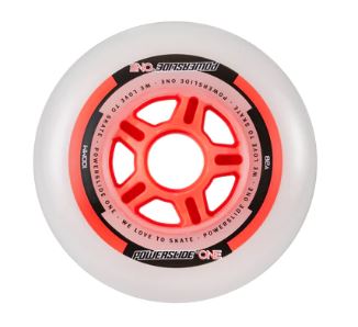 Powerslide One 100mm/82a Wheels Red 4 Pack