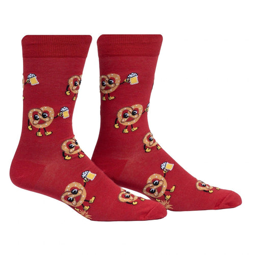 Sock It To Me Pretztoebeerfest Mens Crew Socks