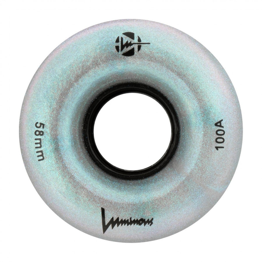Luminous LED Quad Wheels Glitter 58mm 4pk