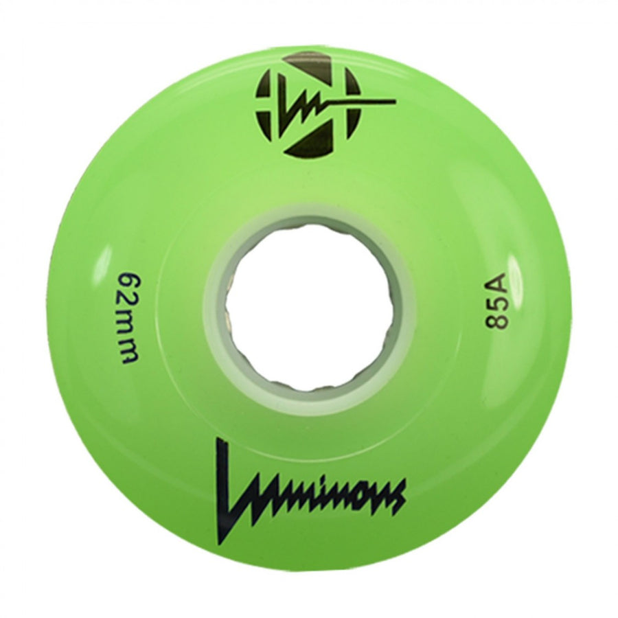 Luminous LED Quad Wheels 62mm 85a 4pk