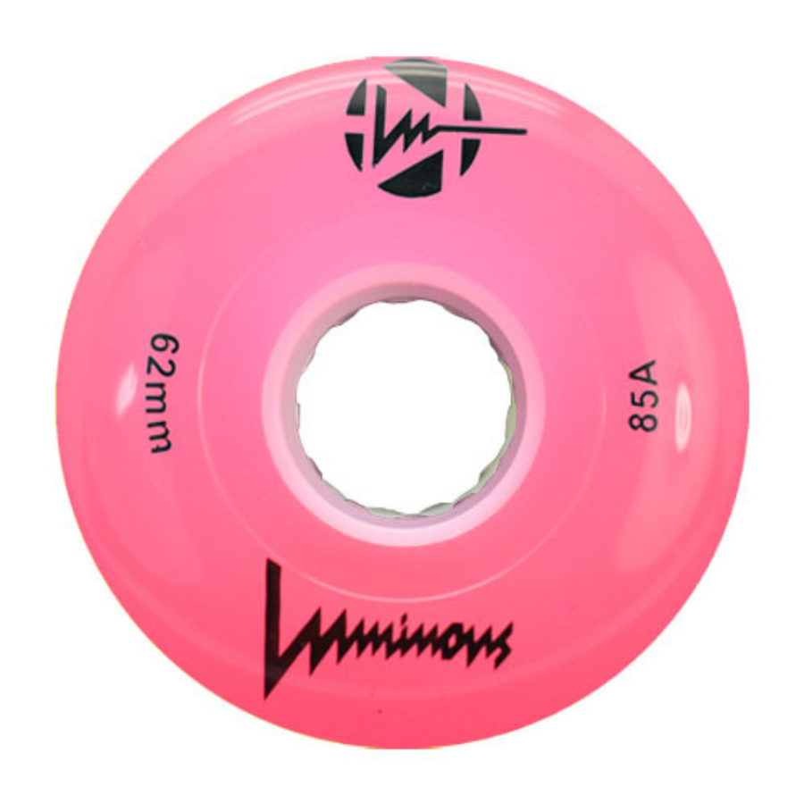 Luminous LED Quad Wheels 62mm 85a 4pk