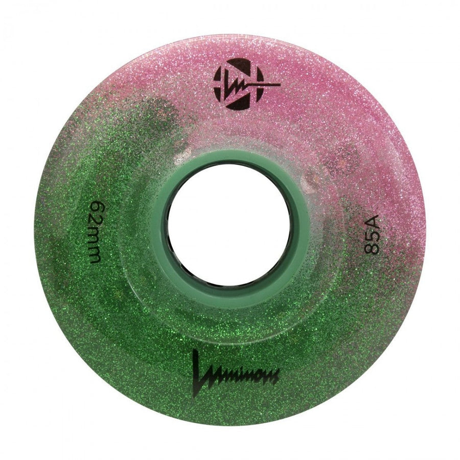 Luminous LED Quad Wheels Glitter 62mm 85a 4pk