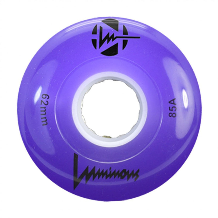 Luminous LED Quad Wheels 62mm 85a 4pk