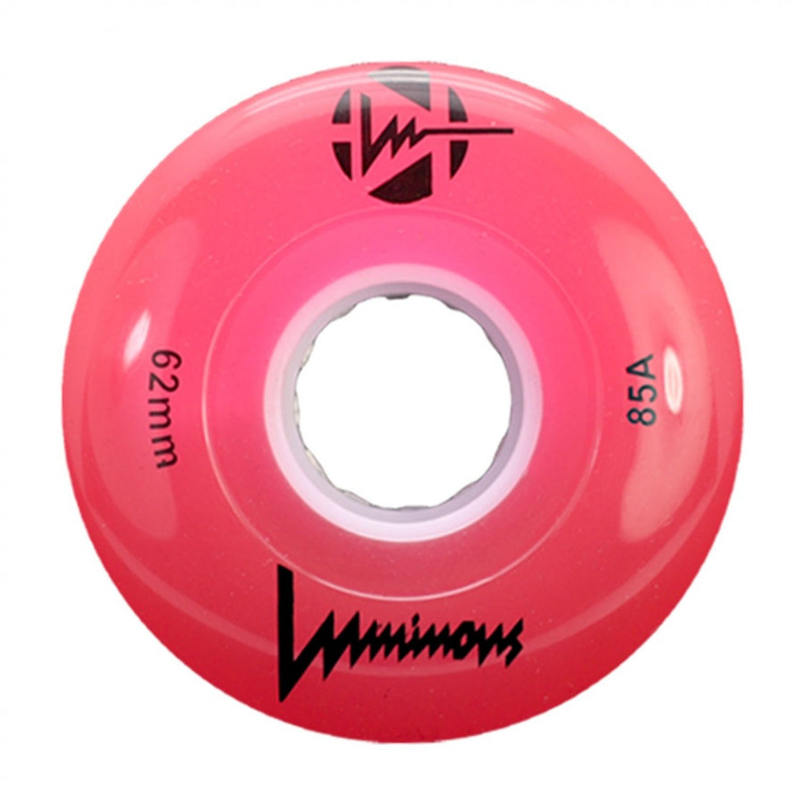 Luminous LED Quad Wheels 62mm 85a 4pk