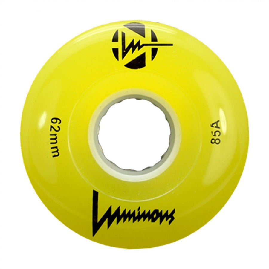 Luminous LED Quad Wheels 62mm 85a 4pk