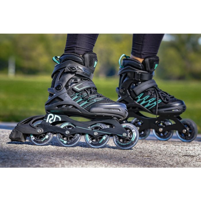 RDS Aerio Q84 Black/Mint Womens Inline Skate