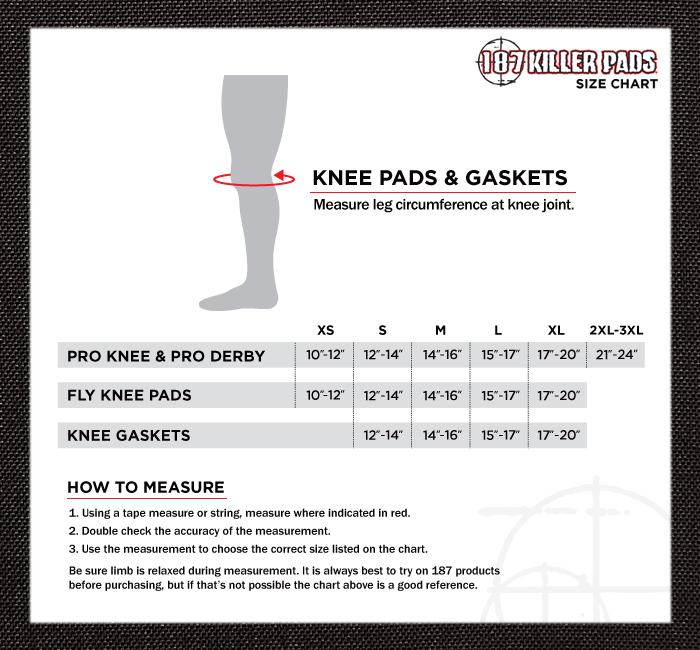 187 Pro Knee Pads (Black/White) white cap