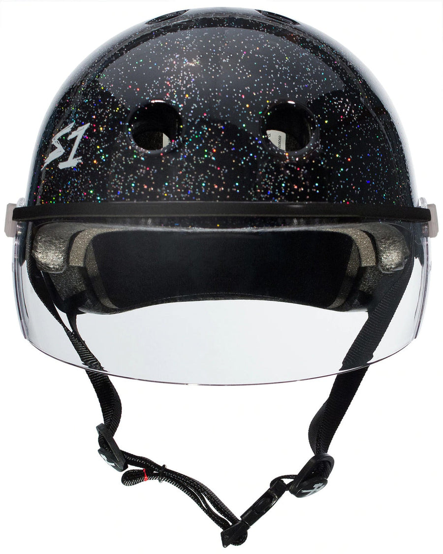 S1 Lifer Visor Helmet - Black Glitter