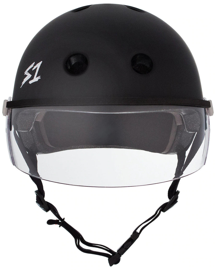 S1 Lifer Visor Helmet - Black Matte