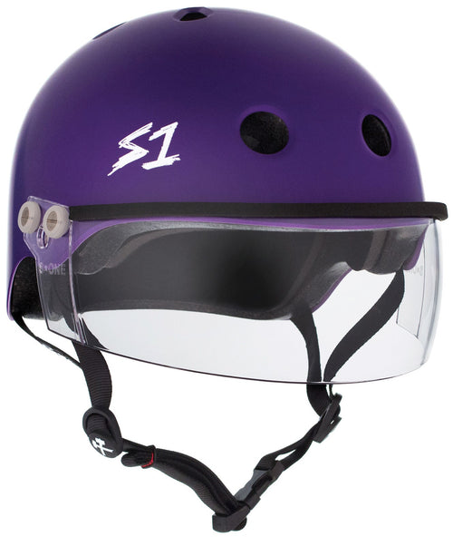 S1 Lifer Visor Helmet - Purple Matte