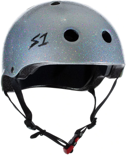 S1 Mini Lifer Helmet - Silver Glitter