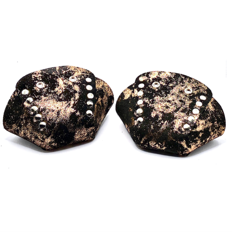 RollerStuff Toe Caps Metallic Splash Rose Gold