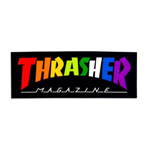 Thrasher Magazine Rainbow Sticker