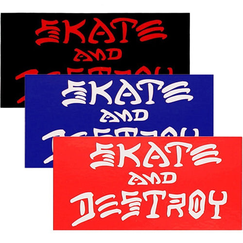 Thrasher Skate & Destroy Sticker