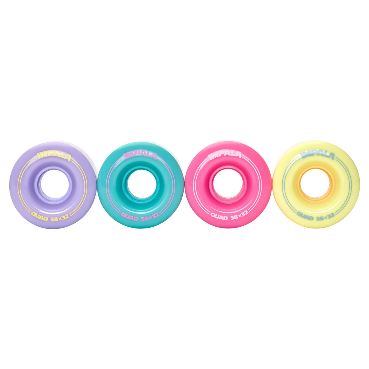 Impala Wheels Pastel Multi 58mm 82a 4pk
