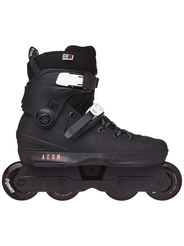 USD Aeon 80 Team Aggressive Inline Skates Red Logo